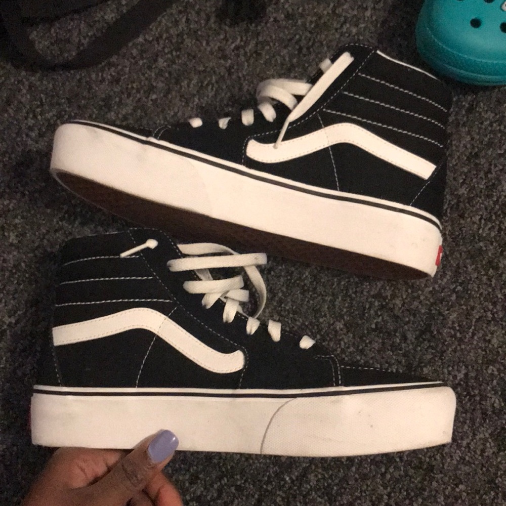 VANS HIGH TOP PLATFORM SNEAKERS